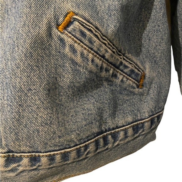 Vintage 1980’s Levi’s denim jean jacket large EUC ranch wear, cowboy, trucker - Picture 8 of 14